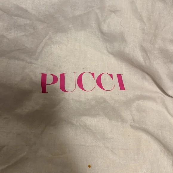 Vintage Pucci mini bag. Blue and brown print - Picture 5 of 11